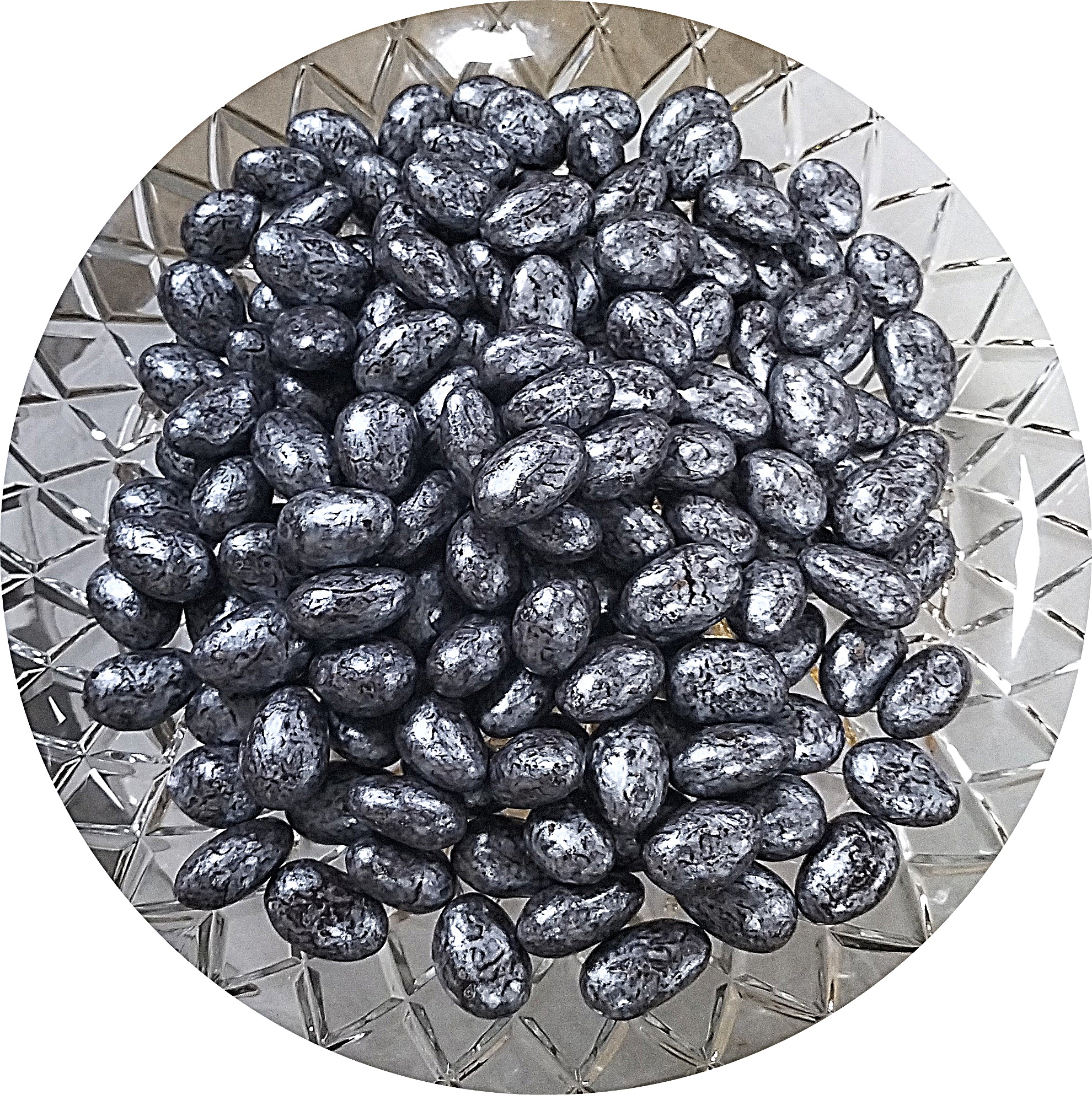 MR PREMIUM MOCHA SİLVER (GÜMÜŞ) BADEM DRAJE (KG FİYATI 898 TL'DİR. KUTU İÇİ 3 KG'DIR)
