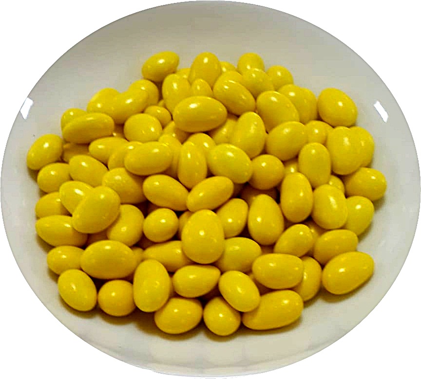 BİND DRG-5037 PREMIUM SARI BADEM SÜTLÜ ÇİKOLATALI DRAJE (KG FİYATI 698 TL'DİR , KUTUSU 4 KG'DIR.)