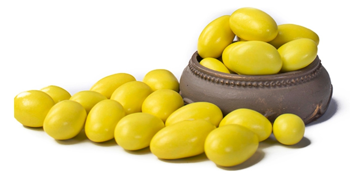 PKL YADA MR -SARI RENKLİ BADEM DRAJE (KG FİYATI 546 TL'DİR. KUTU İÇİ 3 KG'DİR)