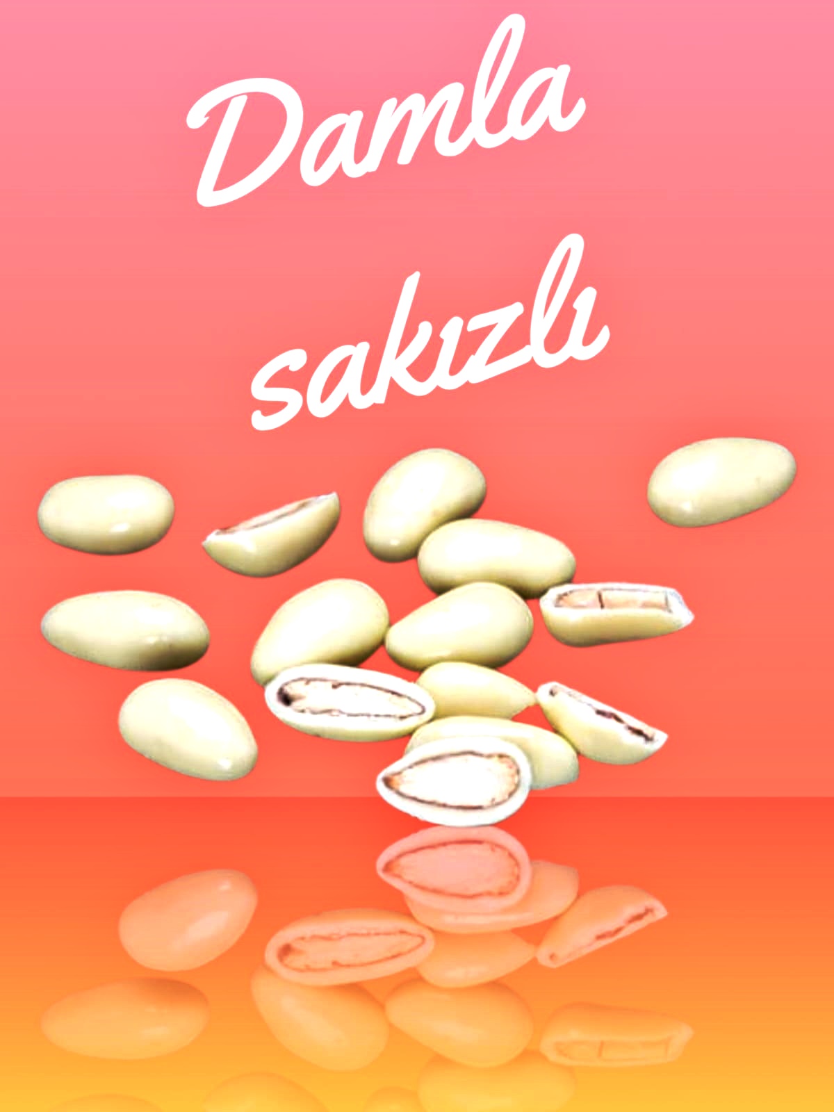 MR PREMIUM DAMLA SAKIZLI BADEM DRAJE FİLDİŞİ SÜTLÜ ÇİKOLATA (KG FİYATI 898 TL'DİR. KUTU İÇİ 3 KG'DIR)