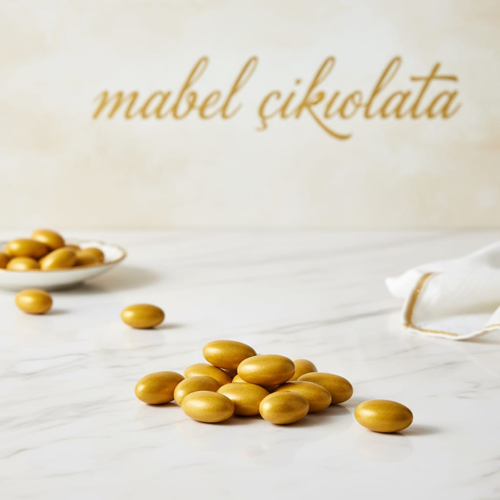 MABEL / 73037 ALTIN BADEM DRAJE SÜTLÜ ÇİKOLATA (KG FİYATI 933 TL'DİR , KOLİ İÇİ 3 KG'DİR) (20586)