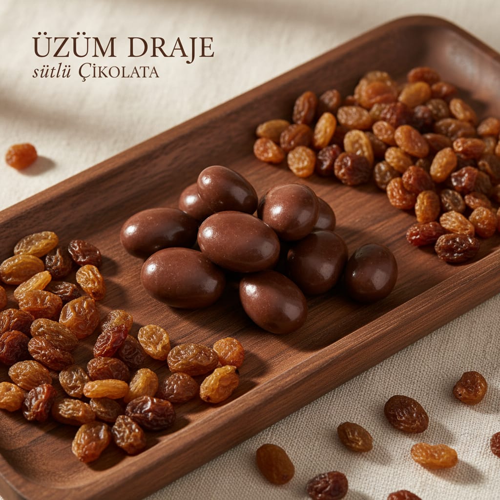 MABEL / 80392 SÜTLÜ ÜZÜM DRAJE ÇİKOLATA (KG FİYATI 1004 TL'DİR , KOLİ İÇİ 3 KG'DİR) (20557)