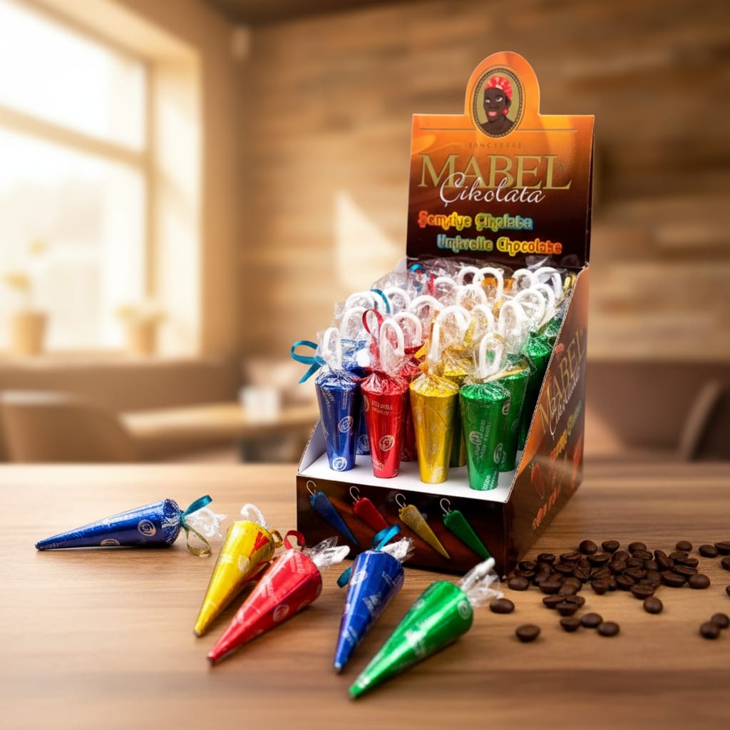MABEL / 75400 EL SARMASI KURDELELİ ŞEMSİYE ÇİKOLATA ( ADET FİYATI 39 TL'DİR)