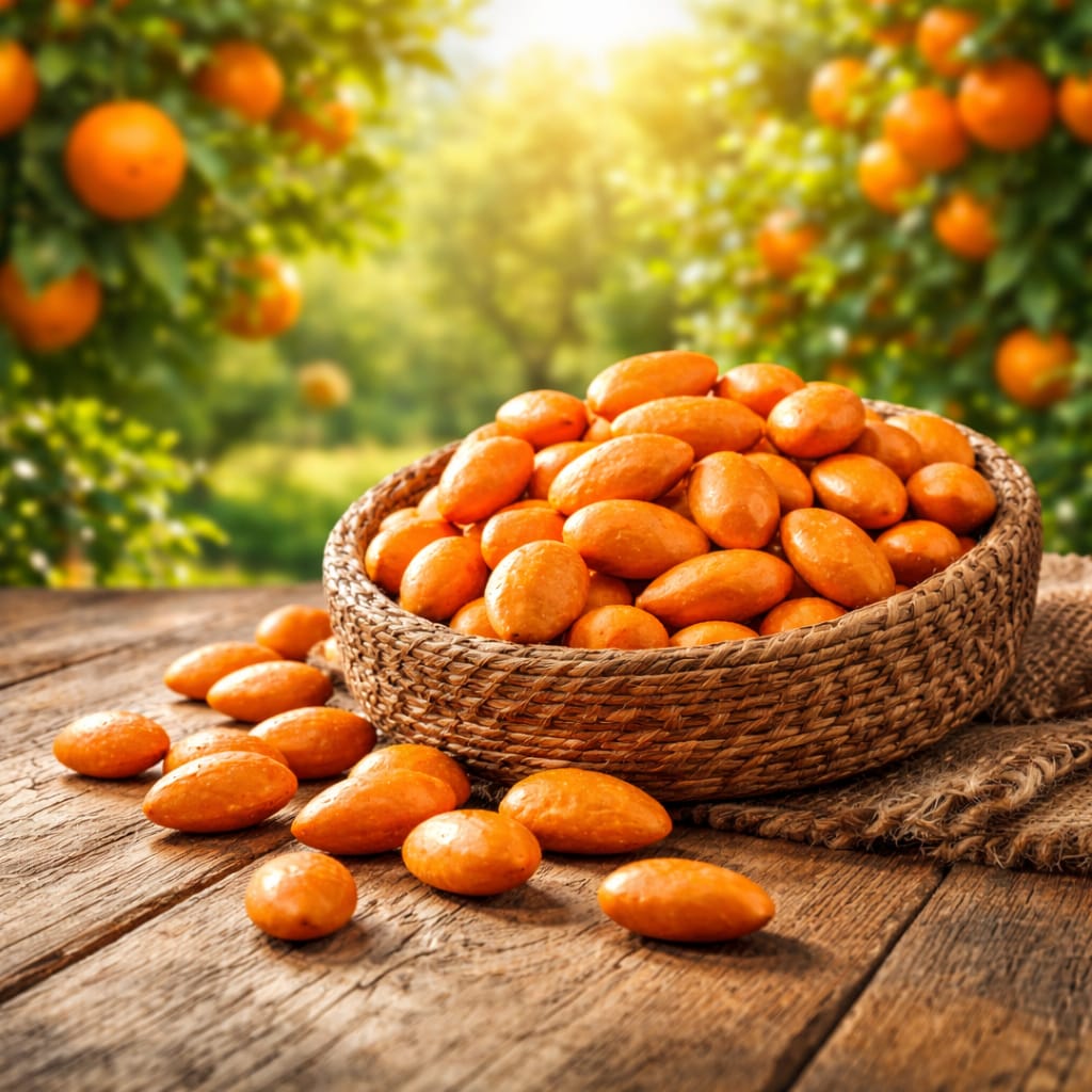 PREMIUM MARDİN YÖRESEL PORTAKALLI BADEM ŞEKERİ (KG FİYATI 498 TL'DİR. KOLİ İÇİ 3 KG'DIR)