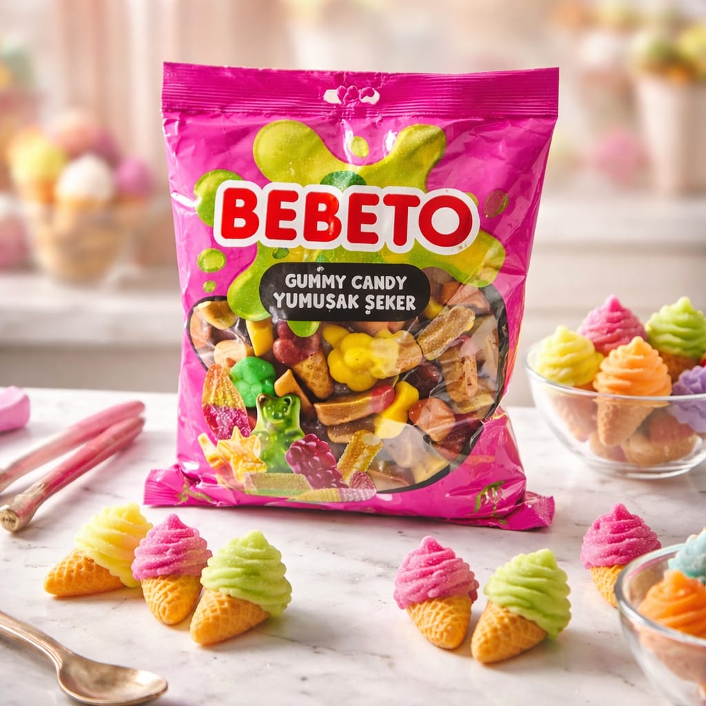 BEBETO JELİBON MEYVELİ DONDURMA  BÜYÜK BOY 1000 GR -54