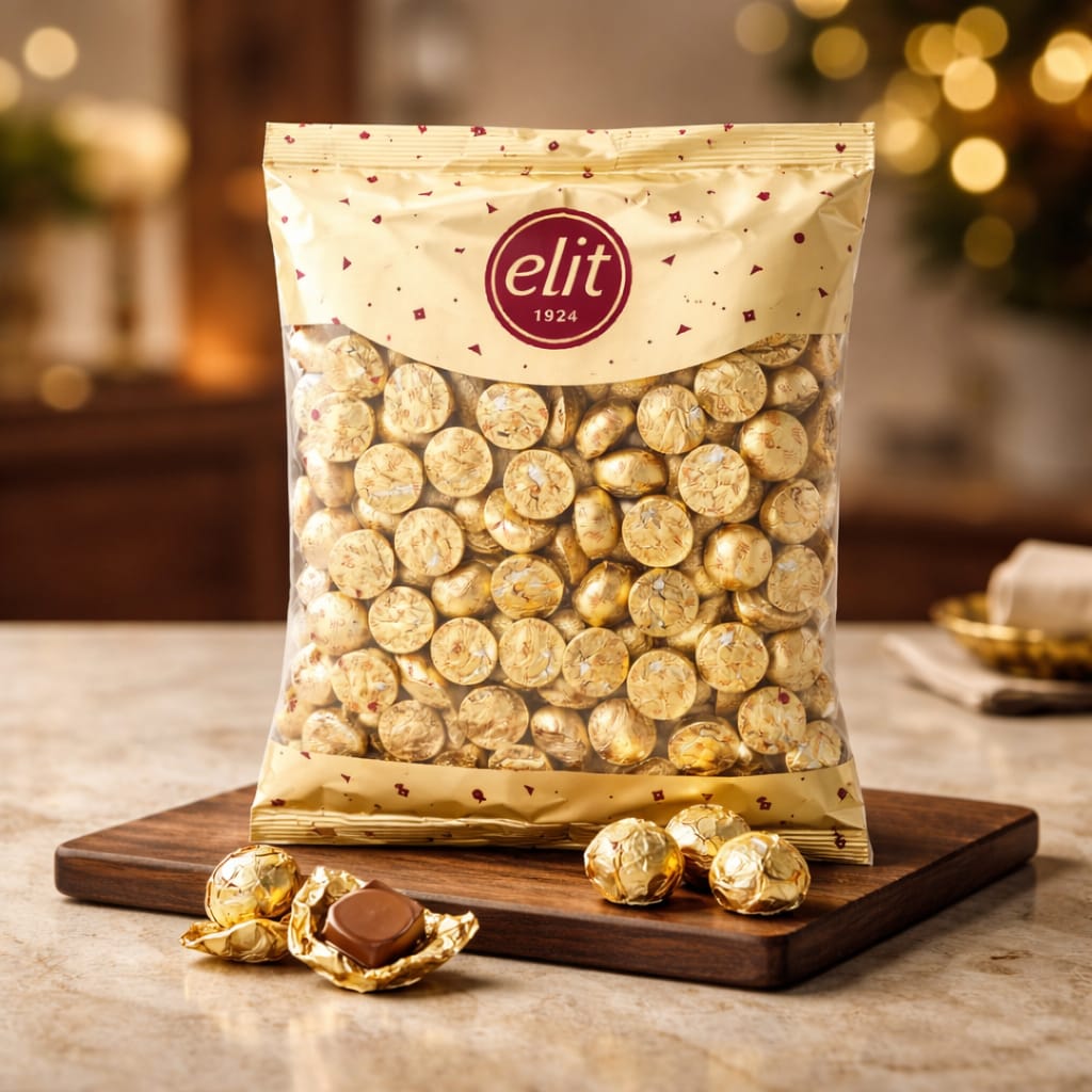 ELİT SÜTLÜ ÇİKOLATA ALTIN YALDIZ (KG FİYATI 945 TL'DİR. KOLİ İÇİ 5 KG'DIR)