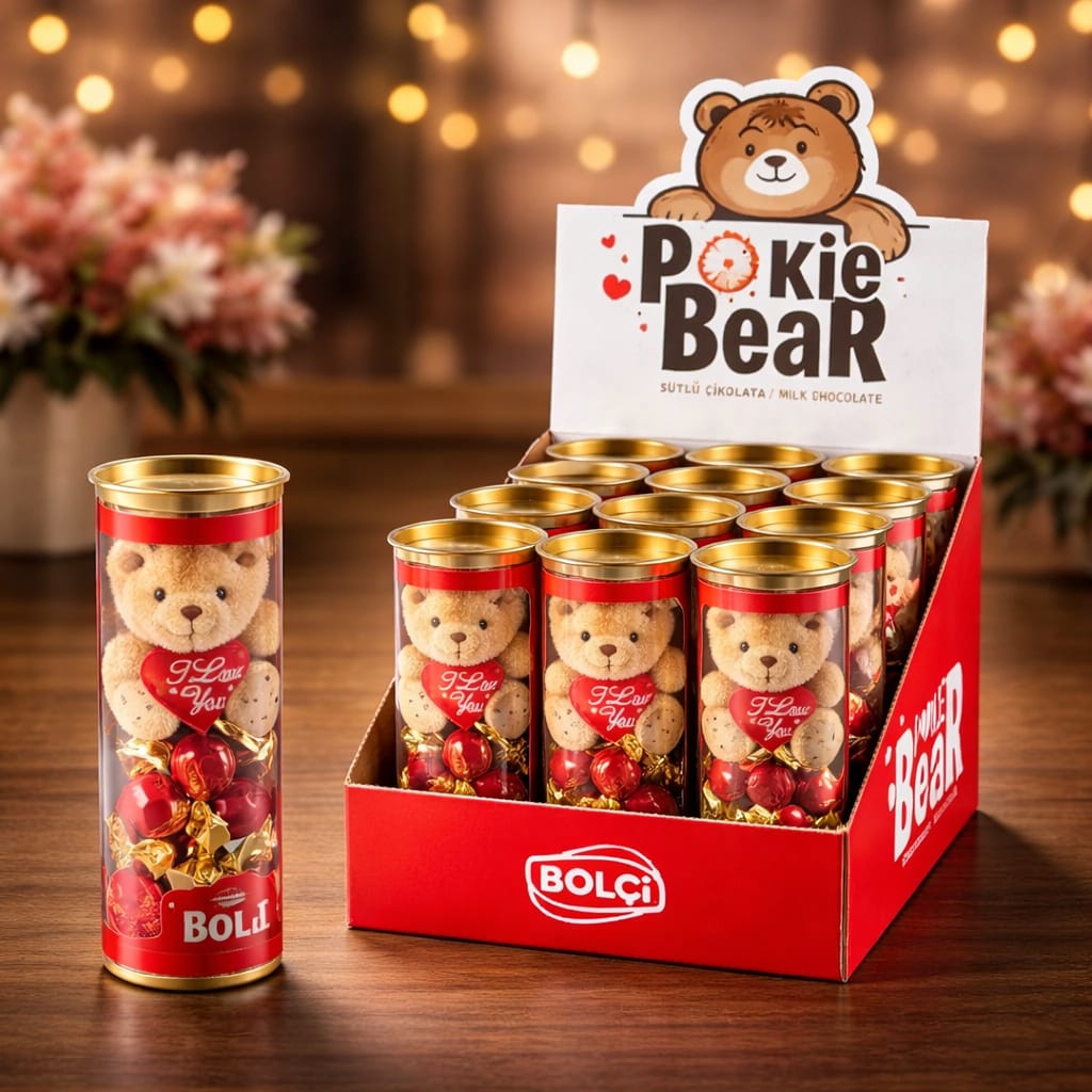 BOLÇİ - BK168 / Pookie Bear Love 100g (ADET FİYATIDIR. DİSPLAY İÇİ 12 ADETTİR)