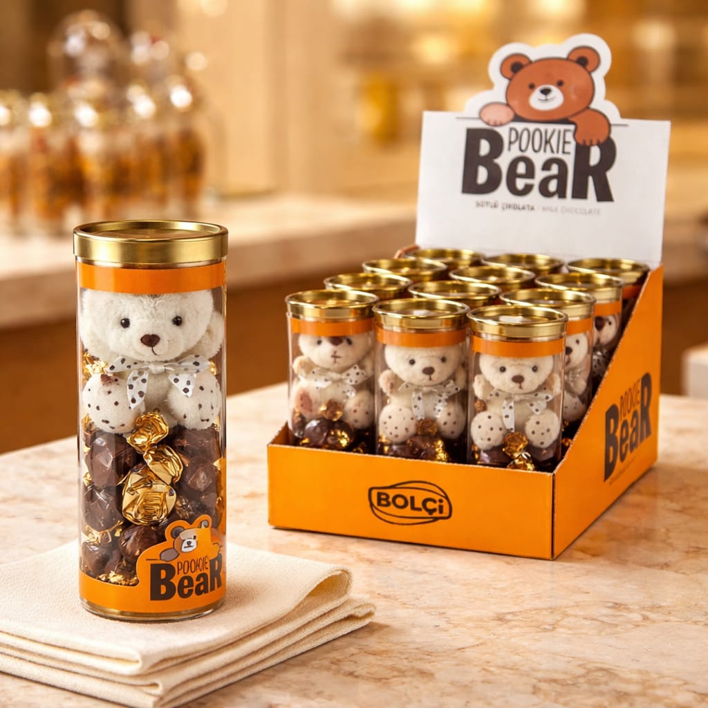 BOLÇİ -- BK167 / Pookie Bear 100g (ADET FİYATIDIR. DİSPLAY İÇİ 12 ADETTİR.)