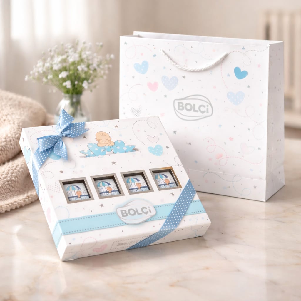 BOLÇİ - CH094 / Madlen Bebek Mavi Kutu 312g (ADET FİYATIDIR. KOLİ İÇİ 10 ADETTİR)