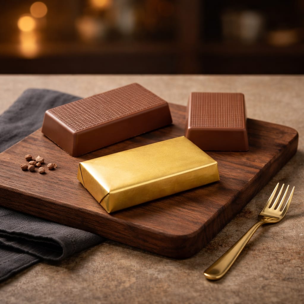 BOLÇİ -- S034 Sargılı Sütlü Dikdörtgen Altın (KG FİYATI 882 TL'DİR. KOLİ İÇİ 3 KG'DİR)