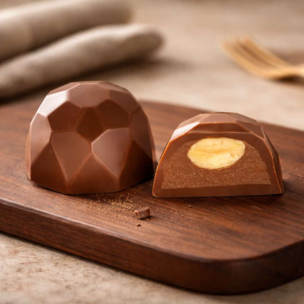 BOLÇİ -- C068 / Fındık Gianduja Dolgulu, Bütün Fındıklı Sütlü Spesiyal Çikolata ( KG FİYATI 885 TL'DİR. KUTU İÇİ 2.400 KG'DİR)