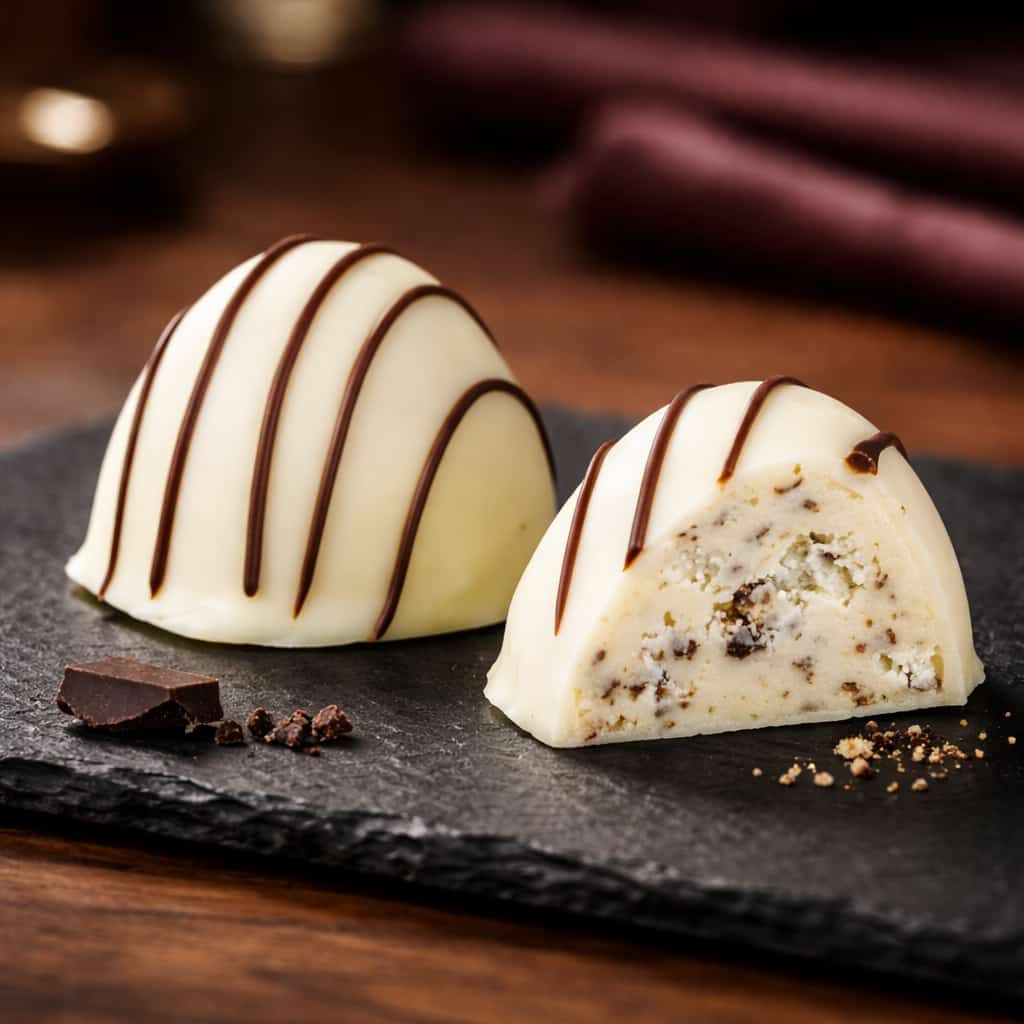 BOLÇİ -- C290 / Kakao Nibs ve Beyaz Krema Dolgu, Beyaz Spesiyal Çikolata ( KG FİYATI 945 TL'DİR KUTU İÇİ 2.400 KG'DİR)