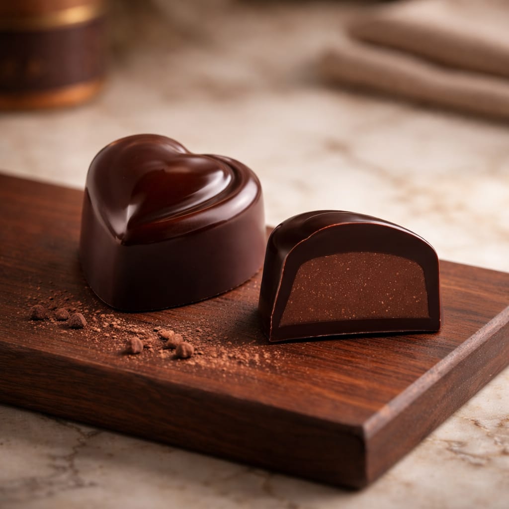 BOLÇİ -- C350 / Fındık Gianduja Dolgulu, Bitter Spesiyal Çikolata ( KG FİYATI 920 TL'DİR. KUTU İÇİ 2.400 KG'DİR)