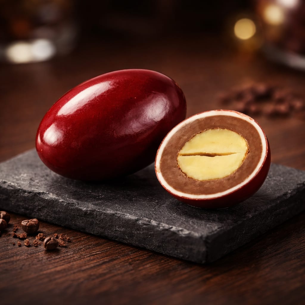 BOLÇİ -- D091 / Renkli Badem Draje BORDO (KG FİYATI 720 TL'DİR. KOLİ İÇİ 3 KG'DİR) (Kopya)