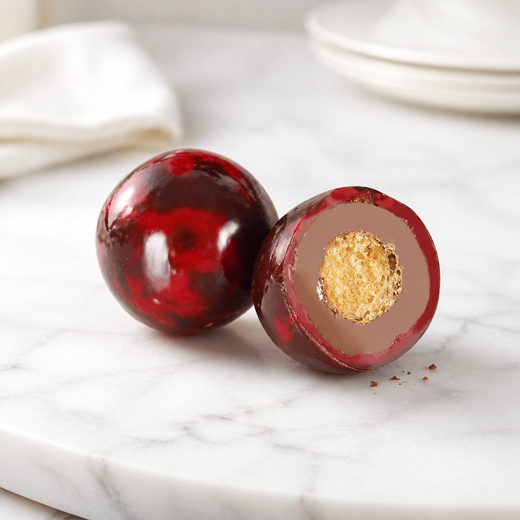 BOLÇİ -- D168 Böğürtlen Aromalı Patlayan Şekerli Top Çıtır Draje (KG FİYATI 818 TL'DİR. KOLİ İÇİ 3 KG'DİR)