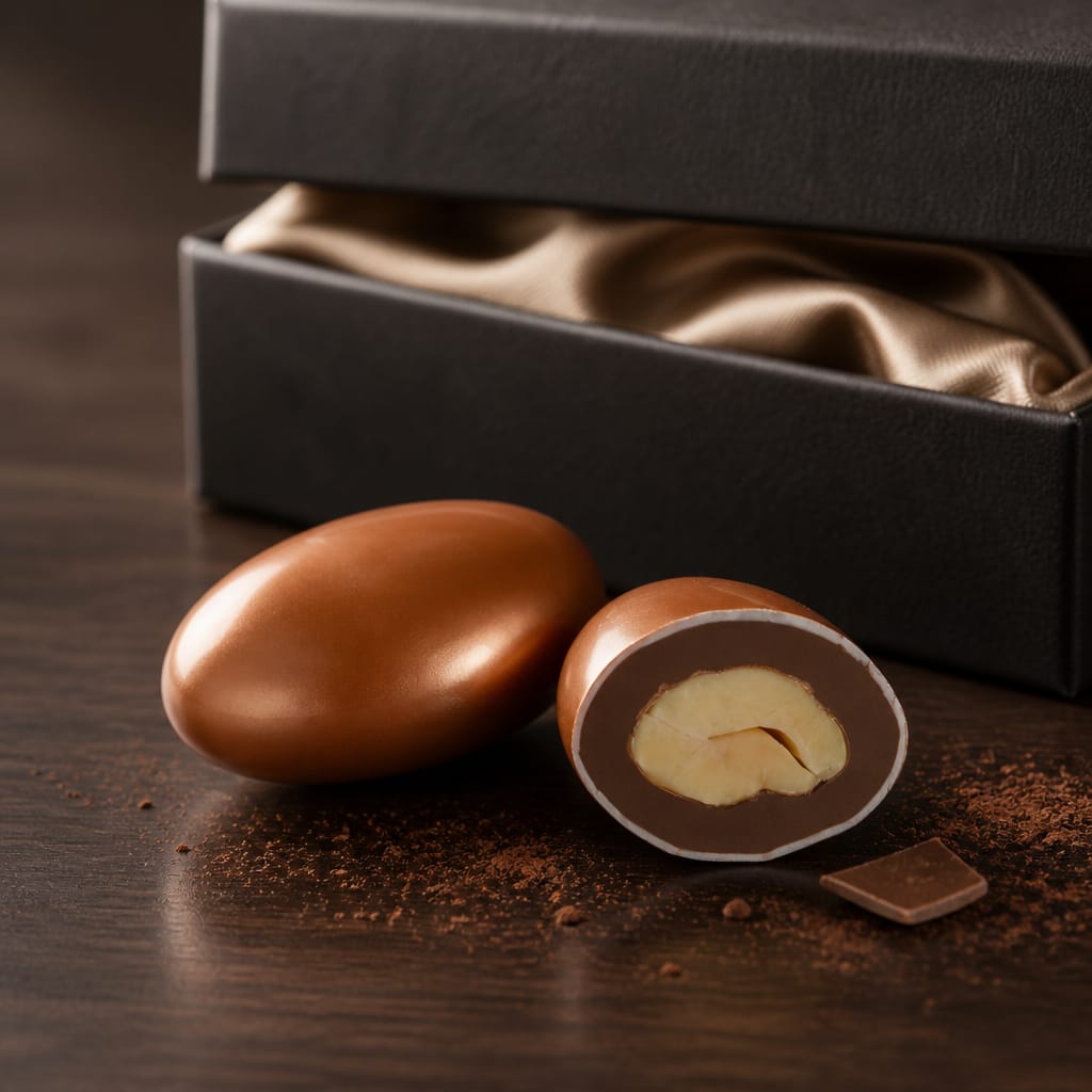 PKL YADA MR BRONZ RENKLİ BADEM DRAJE (KG FİYATI 546 TL'DİR. KUTU İÇİ 3 KG'DİR.)