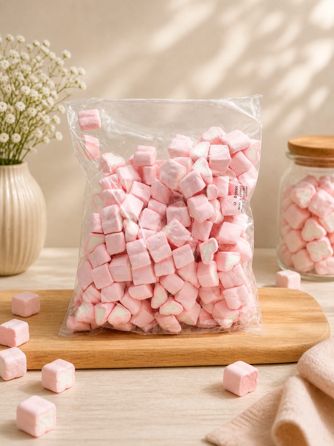 SWEETO MARSHMALLOW HEART 1000 GR