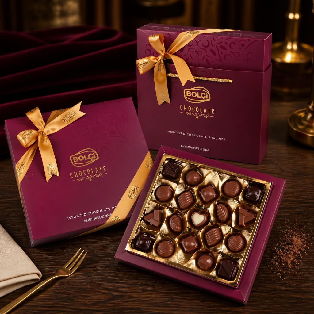 BOLÇİ -- CH403 Spesiyal Bordo Kutu 190g (ADET FİYATIDIR. KOLİ 12 ADETTİR)