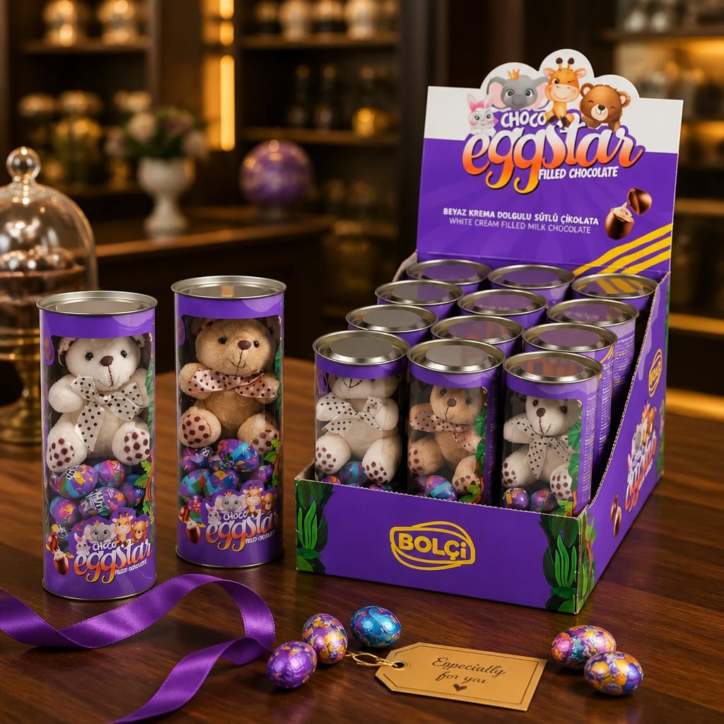 BOLÇİ -- BK255 Jungle Eggstar Pookie Bear 200g (ADET FİYATIDIR. KOLİ İÇİ 12 ADETTİR)