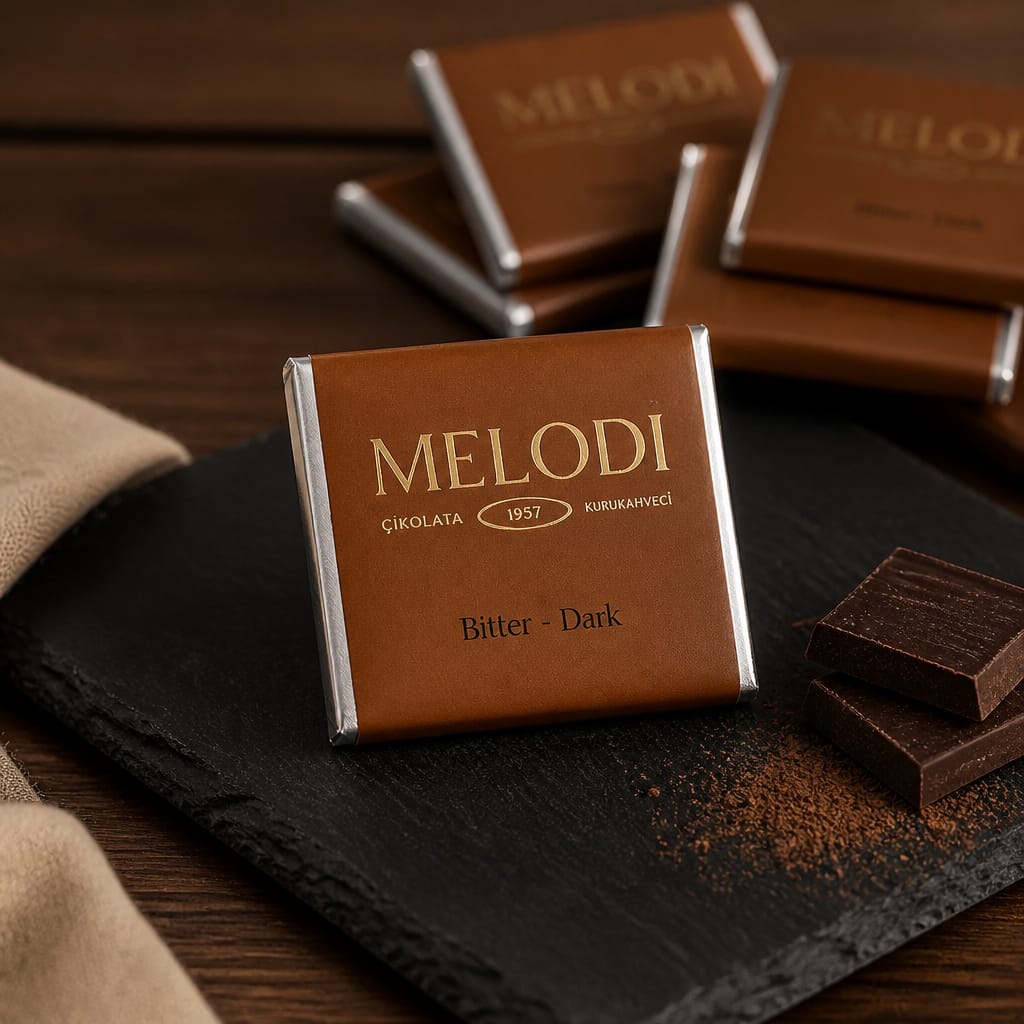 MELODİ / 06218 BİTTER SARGILI MADLEN GÜMÜŞ (KG FİYATI 1426 TL'DİR. KOLİ İÇİ 3 KG'DİR)