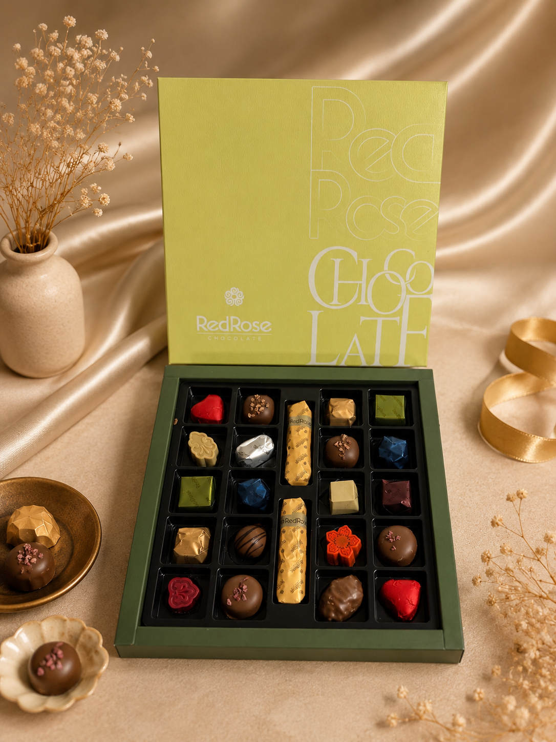 REDROSE HEDİYELİK 220 GR YEŞİL