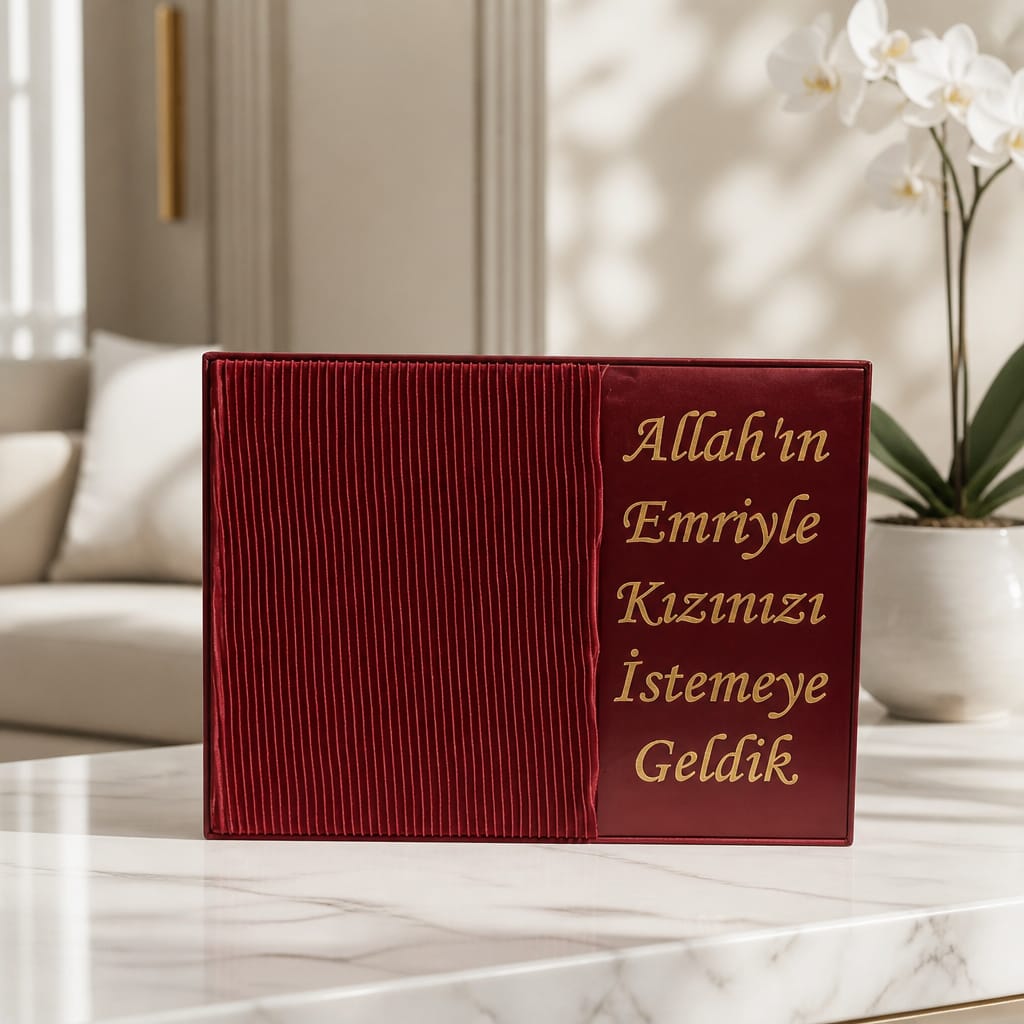 NR PLİSELİ KIZ İSTEME BORDO 750 GR