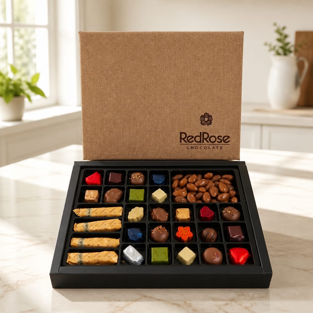 REDROSE HEDİYELİK 450 GR KAHVERENGİ
