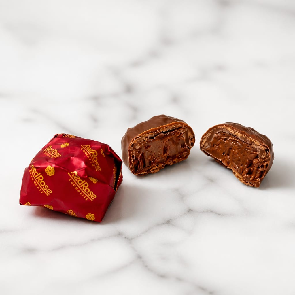 REDROSE LUXURY FRANSIZ KREP ÇITIR BİSKÜVİLİ ROCHER SÜTLÜ (KG FİYATIDIR. KOLİ İÇİ 3.5 KG'DİR) - ÜRÜN KODU 1411