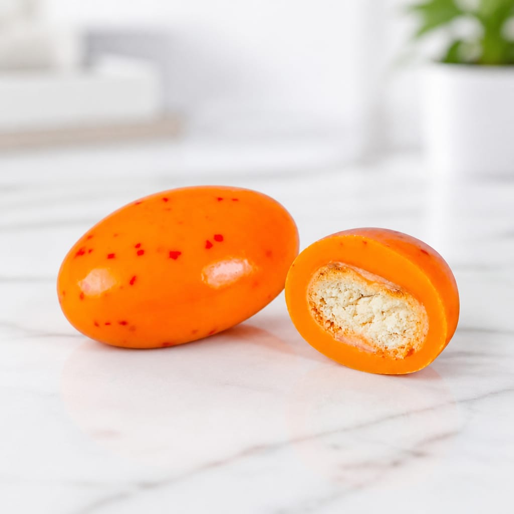 BOLÇİ -- D218 / Portakallı Bisküvi Draje (KG FİYATI 781 TL'DİR. KOLİ İÇİ 2 KG'DİR)